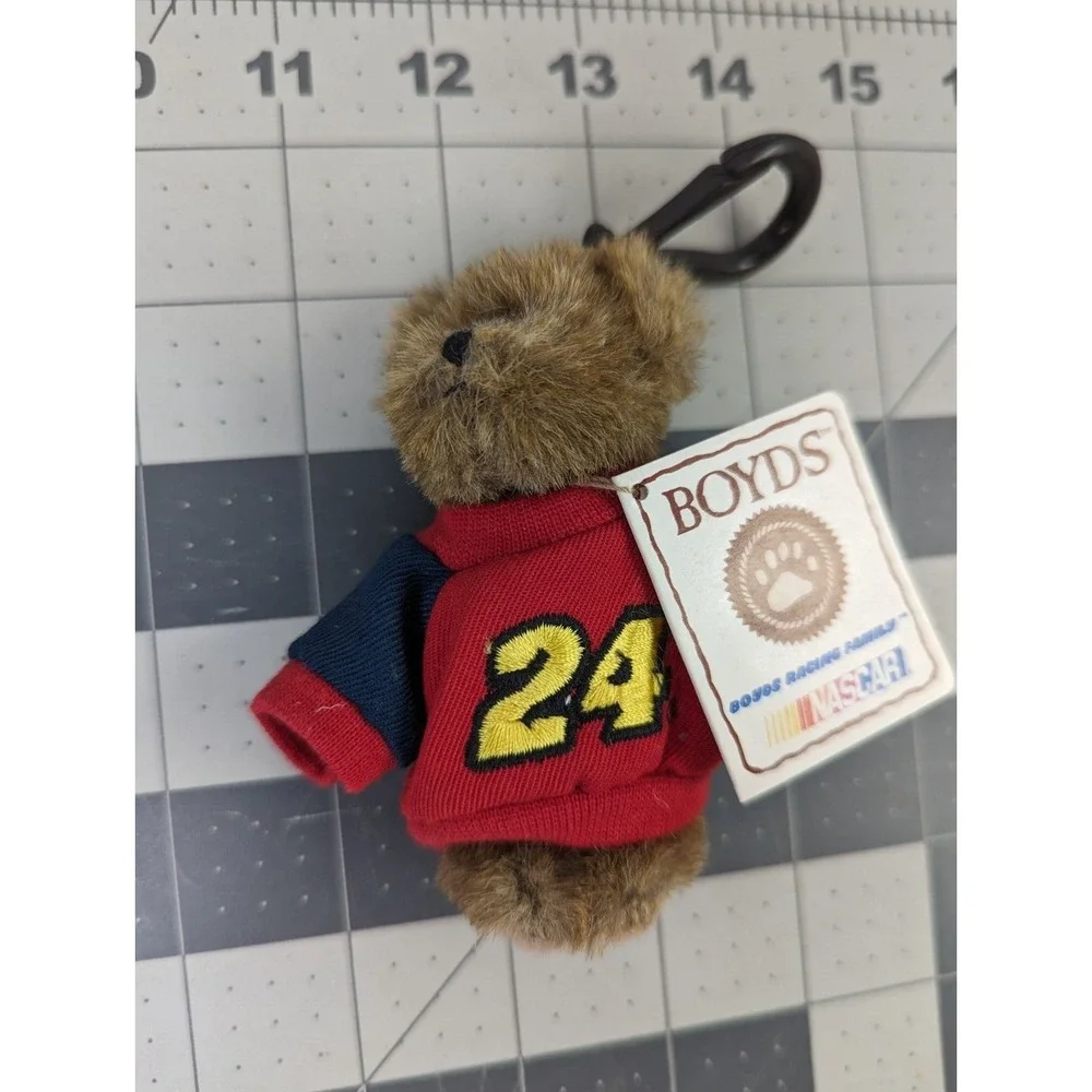 Boyds Bears Nascar Jeff Gordon Mini Plush‎ Clip On 4 Inch Stuffed Animal Toy
